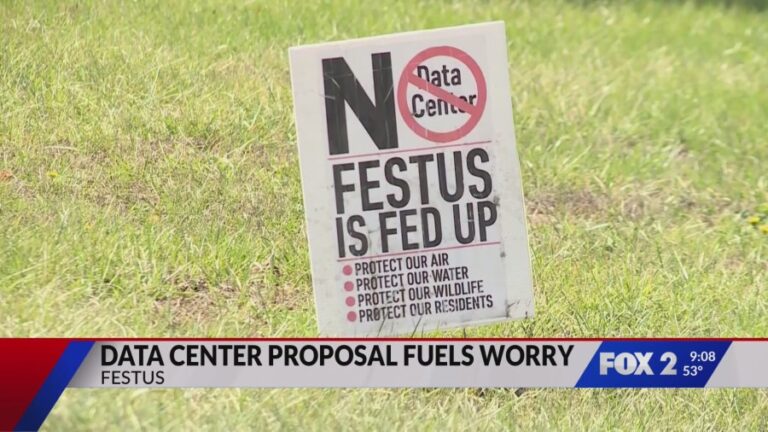 Residents Push for Public Vote on Festus Data Center Plan