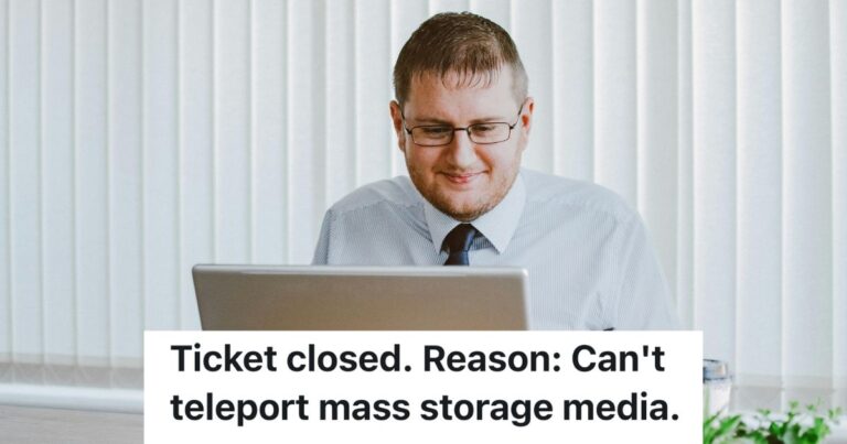 IT Worker’s Sarcastic Response to a Colleague’s Absurd Request